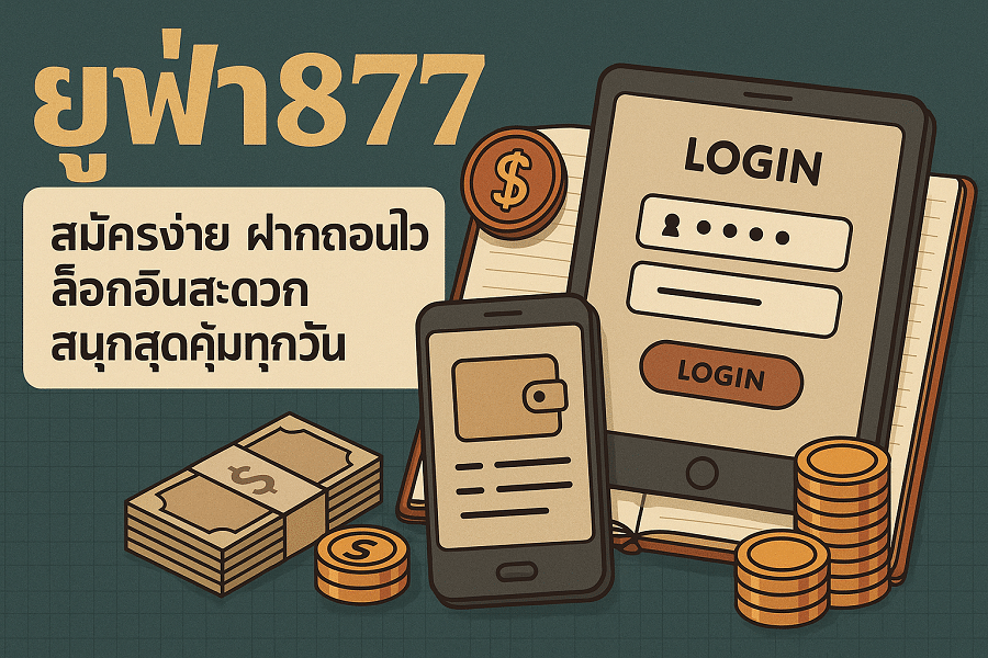 ยูฟ่า877 สมัครง่าย ฝากถอนไว ล็อกอินสะดวก สนุกสุดคุ้มทุกวัน